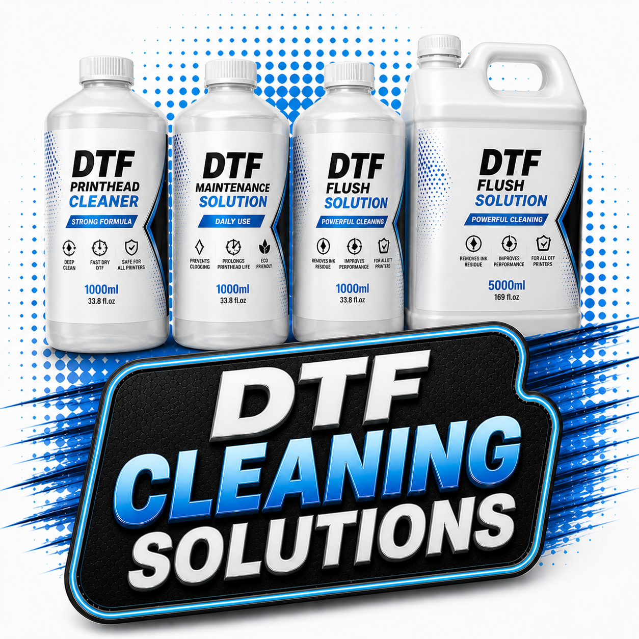DTF CLEANING SOLUTIONS