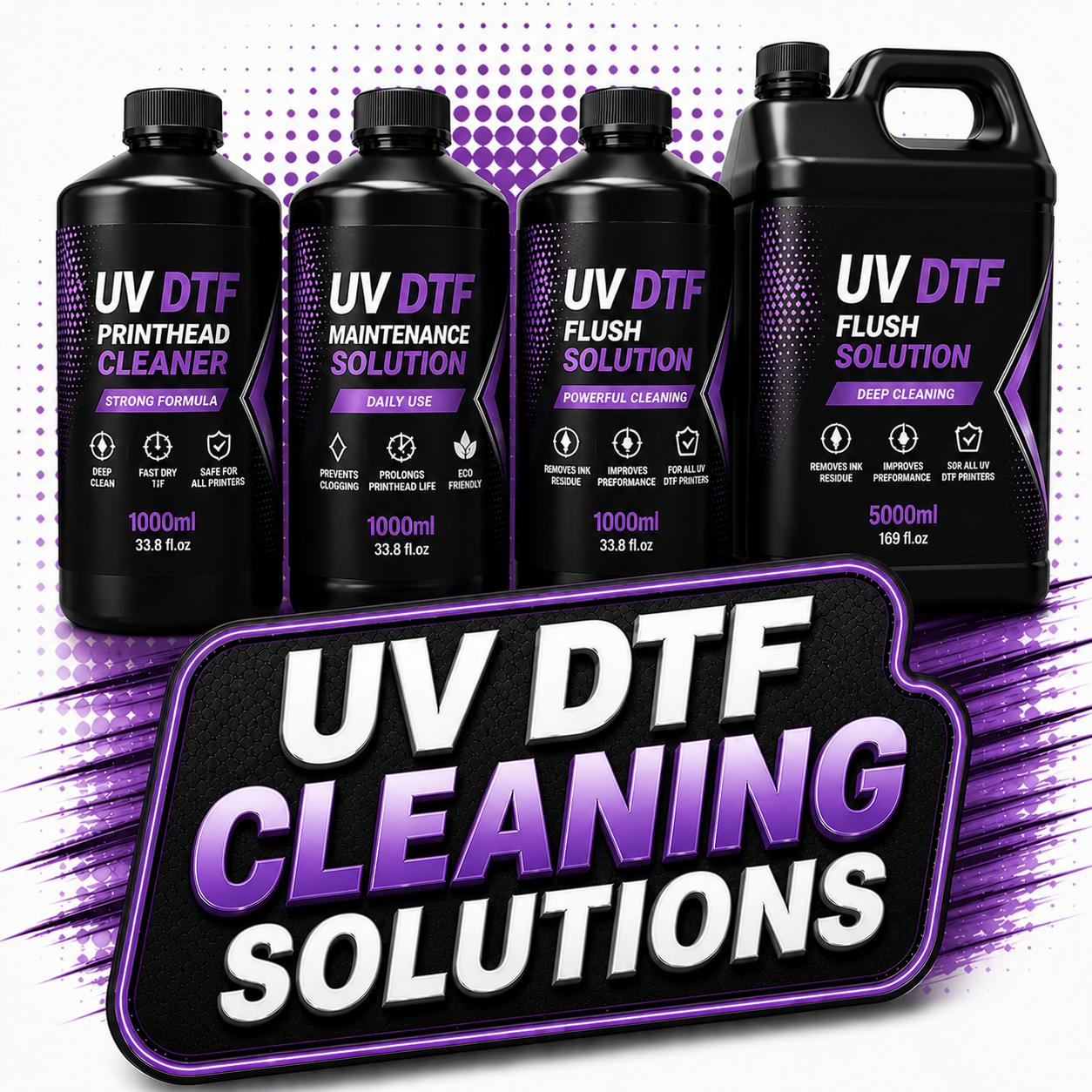 UV DTF CLEANING SOLUTIONS