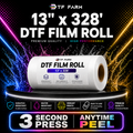 DTF Film Roll 13" x 328' (33cm x 100m) – Double Side Matte Anytime Peel