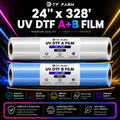 UV DTF Film Roll 24" x 328' (60cm x 100m) – A+B Film Rolls