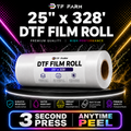 DTF Film Roll 25" x 328' (63.5cm x 100m) – Double Side Matte Anytime Peel
