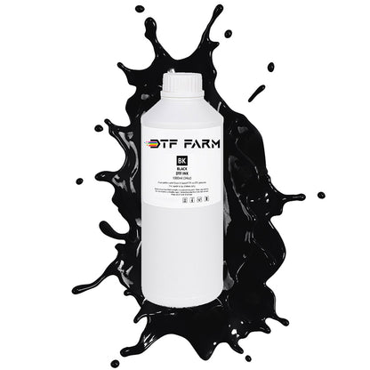 DTF Black Ink 1000ml (34oz) High Quality Textile Pigment Ink Reliable And Vibrant Colors