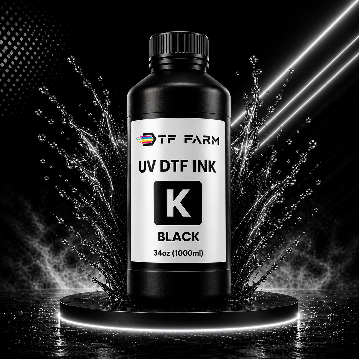 UV DTF Ink 1L (34oz) High Quality UV DTF Ink for Professional Printing