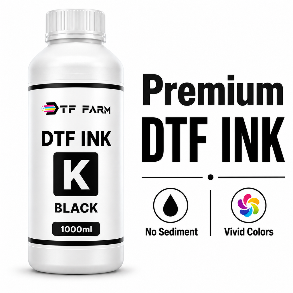 DTF Ink Bundle CMYK+W (Premium Set)