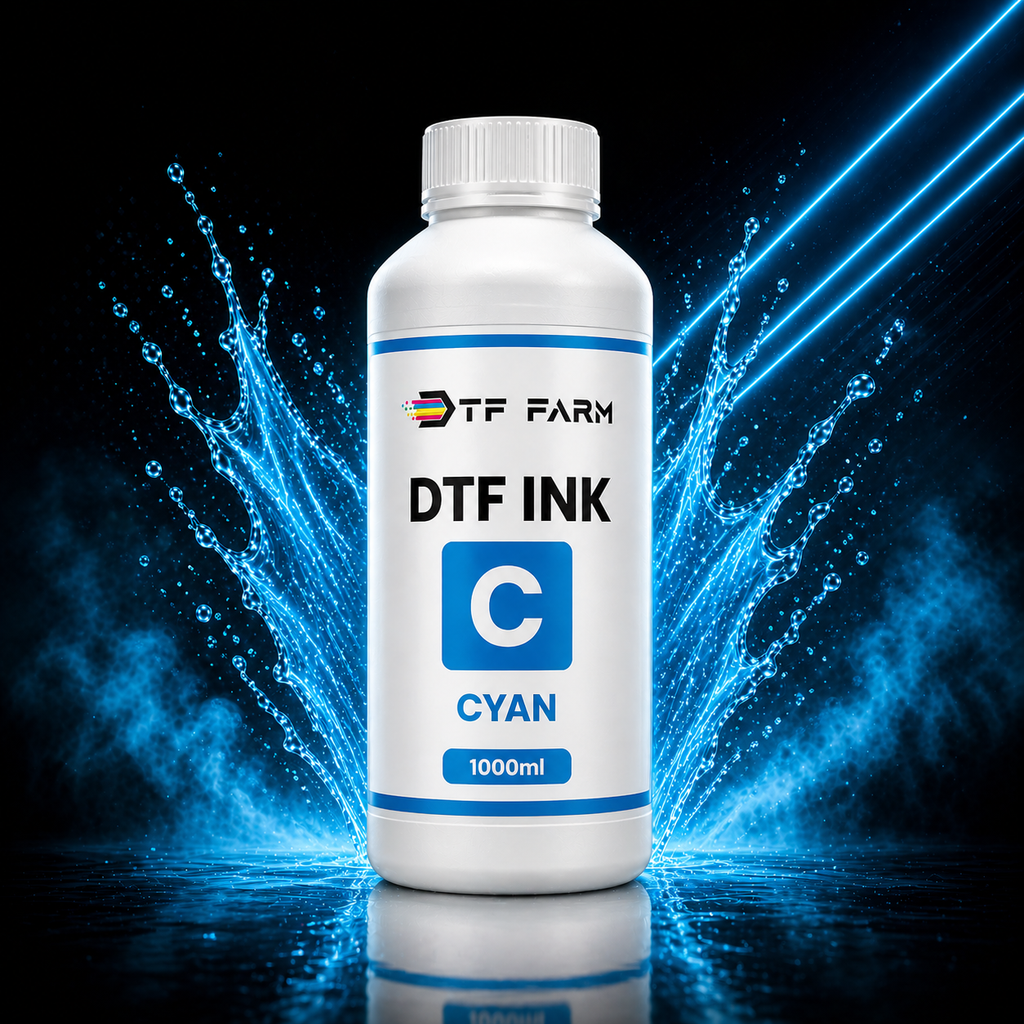 DTF Ink Bundle – CMYK + White (Premium Set)
