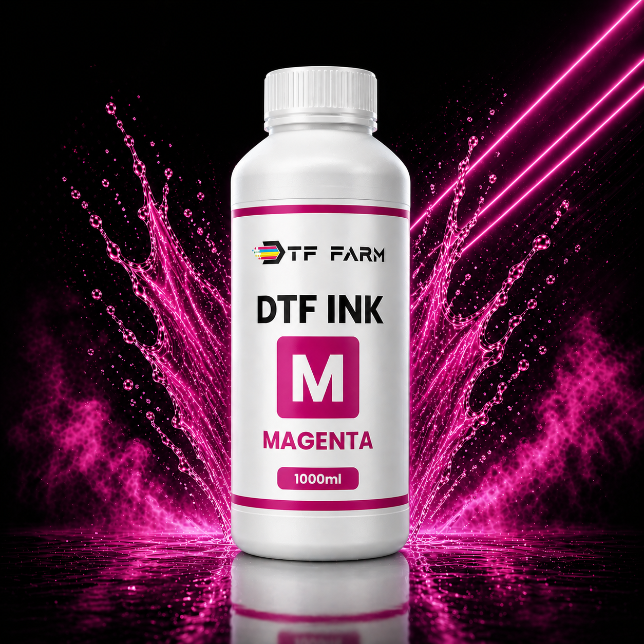 DTF Ink 1L (34oz) Premium Textile Pigment Ink for DTF Printing