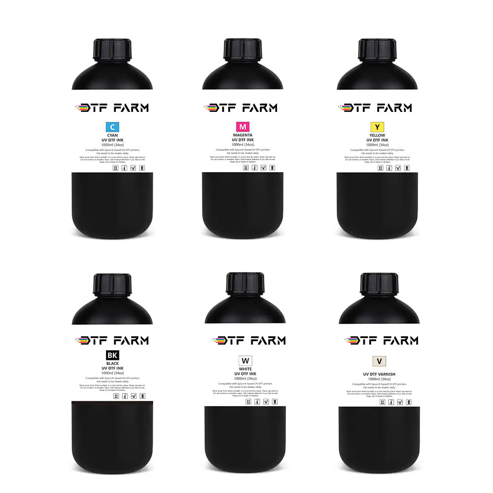 UV DTF Magenta Ink 1000ml (34oz) High Quality UV DTF Inks