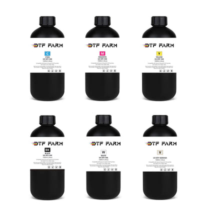UV DTF Magenta Ink 1000ml (34oz) High Quality UV DTF Inks