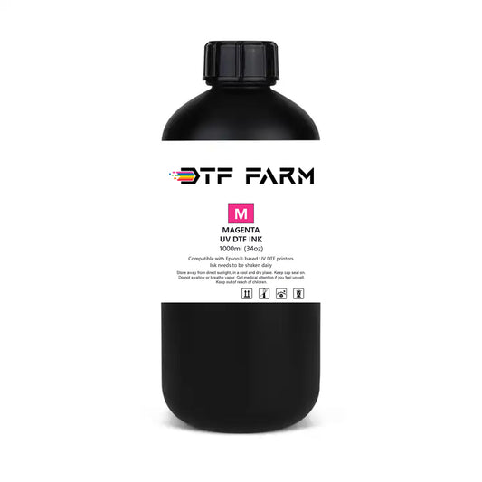UV DTF Magenta Ink 1000ml (34oz) High Quality UV DTF Inks