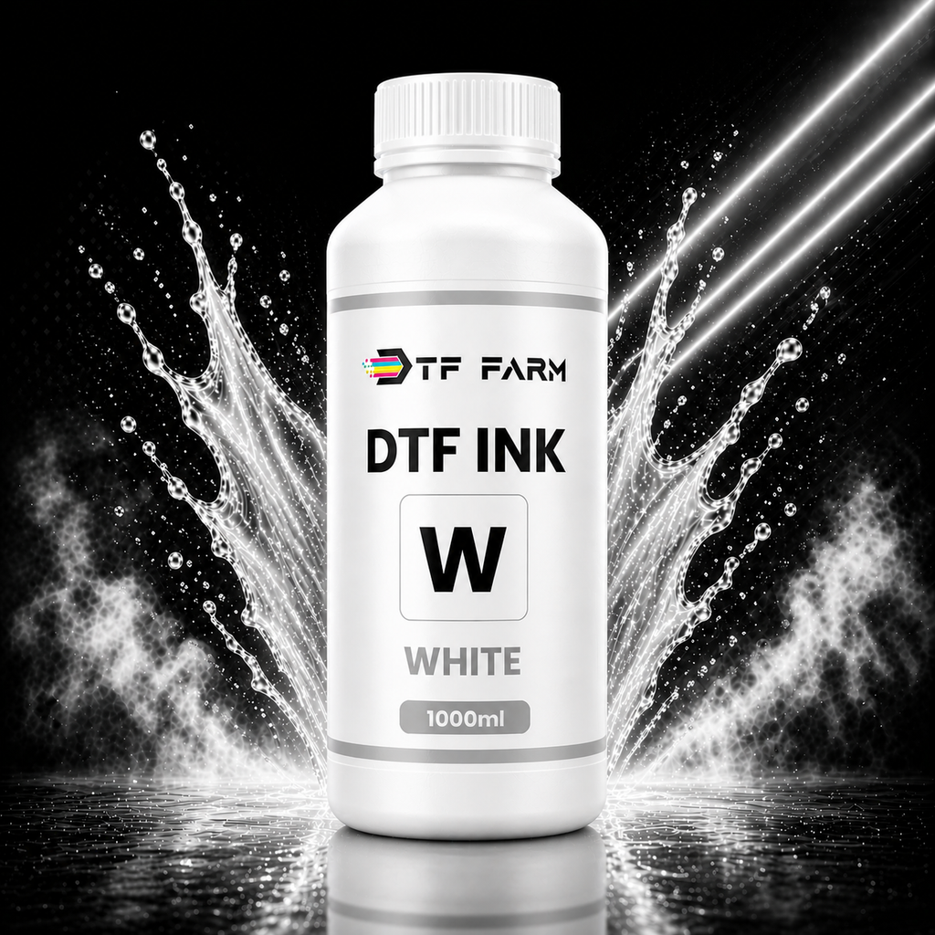 DTF Ink Bundle – CMYK + White (Premium Set)