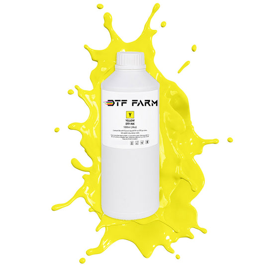 DTF Yellow Ink 1000ml (34oz) High Quality Textile Pigment Ink Reliable And Vibrant Colors