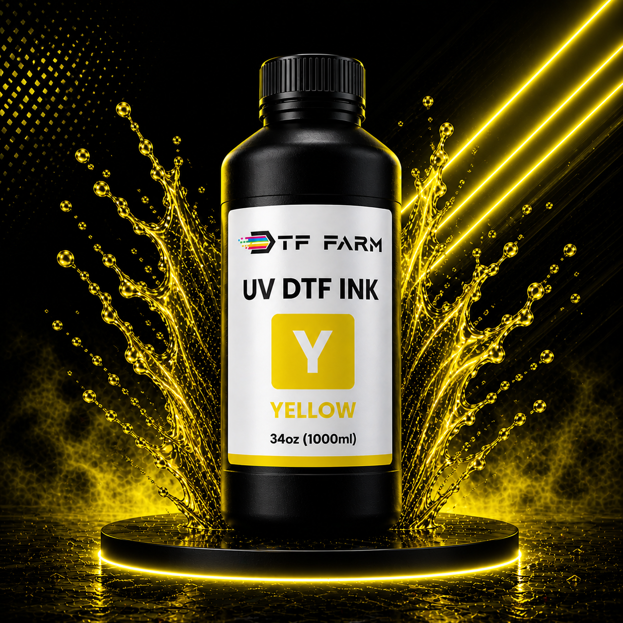 UV DTF Ink 1L (34oz) High Quality UV DTF Ink for Professional Printing