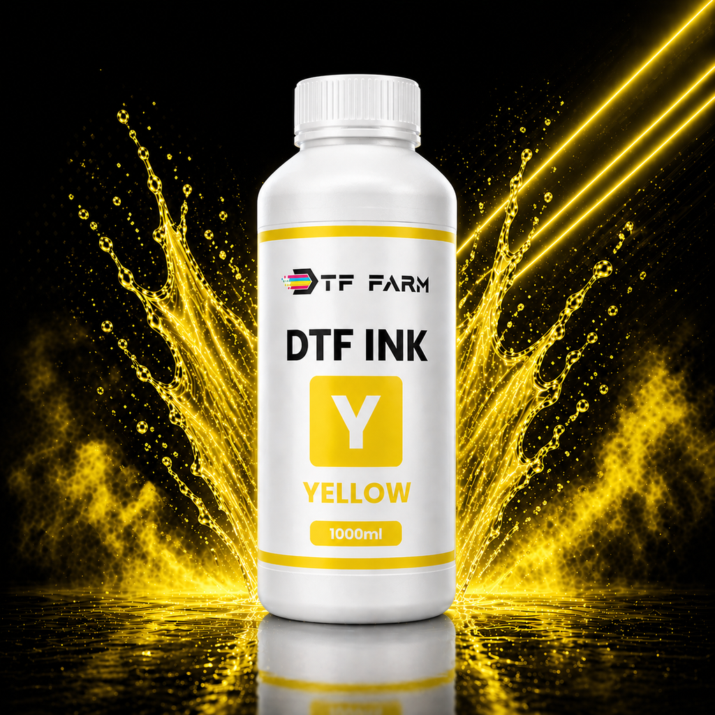 DTF Ink Bundle – CMYK + White (Premium Set)