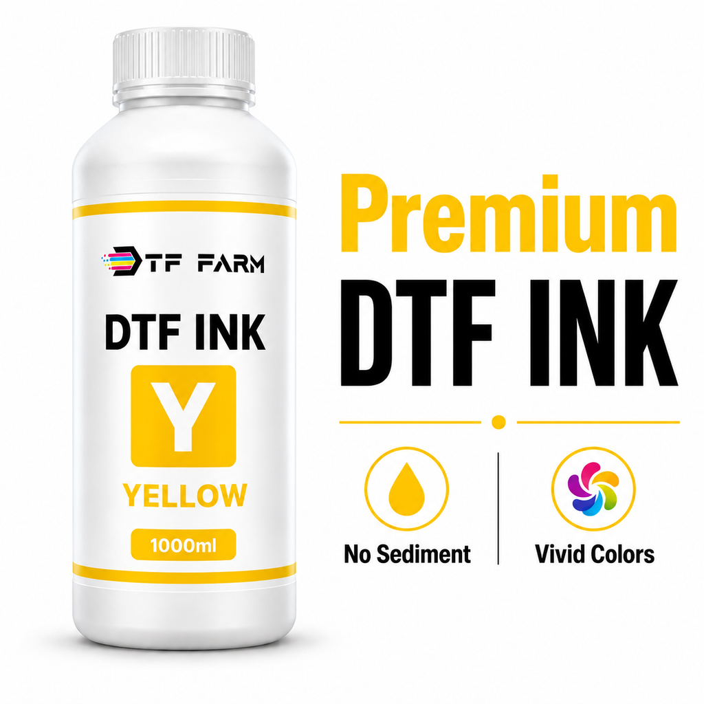 DTF Ink Bundle CMYK+W (Premium Set)